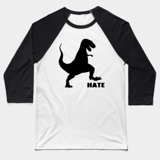 Stomp Hate Dinosaur Baseball T-Shirt